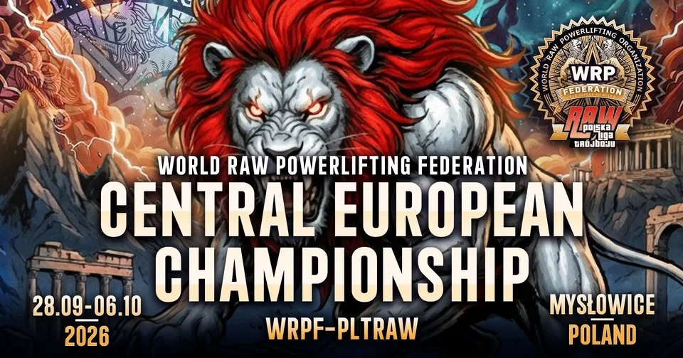 Grafika promocyjna wydarzenia CENTRAL EUROPEAN CHAMPIONSHIP 2026 – zawody w Mysłowicach