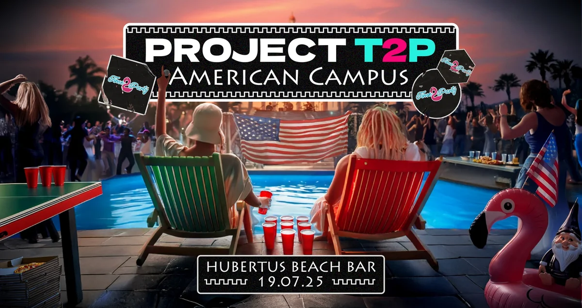 Grafika promocyjna wydarzenia Impreza muzyczna PROJECT T2P w Hubertus Beach-Bar