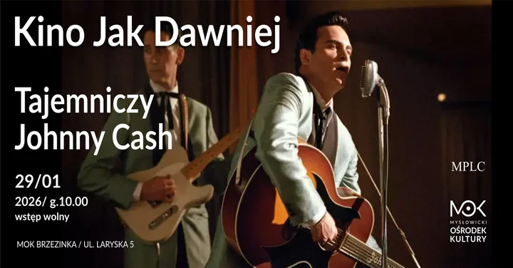 Grafika promocyjna wydarzenia Kino Jak Dawniej: Tajemniczy Johnny Cash — poruszający seans biograficzny