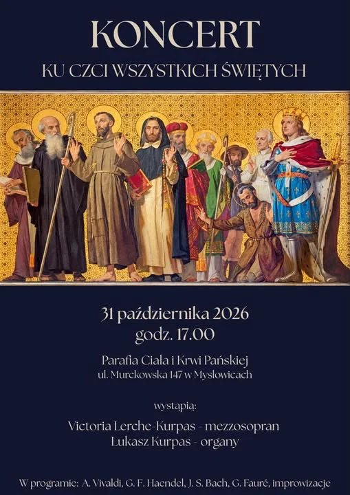 Grafika promocyjna wydarzenia Koncert ku czci Wszystkich Świętych