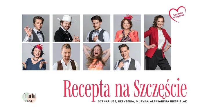 Obrazek przedstawia grafikę promocyjną wydarzenia Muzyczna komedia romantyczna w Mysłowicach