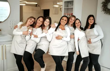 Grafika promocyjna wydarzenia 10 URODZINY MK Nails&Beauty — urodzinowe świętowanie salonu