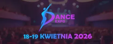 Grafika promocyjna wydarzenia Dance Expo 2026 w Mysłowicach — targi, pokazy i networking taneczny