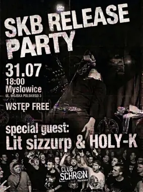Grafika promocyjna wydarzenia SKB RELEASE PARTY w Mysłowicach