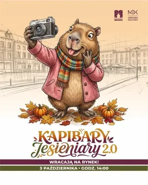 Kapibary Jesieniary wróciły na rynek. Wygra zdjęcie z największą liczbą polubień