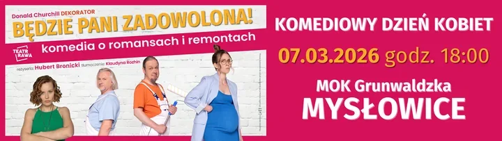 Wieczór farsy w MOK - „Będzie Pani zadowolona!” rozrusza Mysłowice