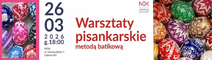 Wosk, barwniki i dłonie w ruchu - batikowe pisanki w Galerii M2