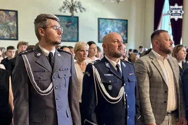 Policjanci w mysłowickim liceum. Tu kształcą się przyszli mundurowi