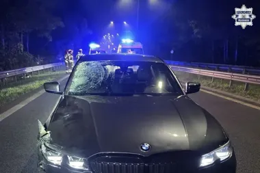 Rowerzysta zmarł po nocnym wypadku w Mysłowicach