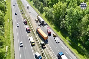 Chwila nieuwagi na A4 i dwa zdarzenia sparaliżowały ruch w Mysłowicach