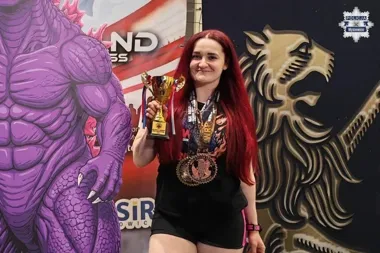 Mysłowicka policjantka weszła na podium i pobiła dwa rekordy naraz