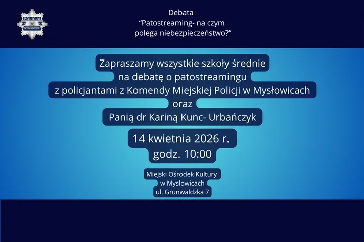 Mysłowice szykują debatę o patostreamingu - problem wraca z pełną siłą
